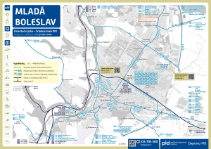 Mladá Boleslav – linky PID (mapa)